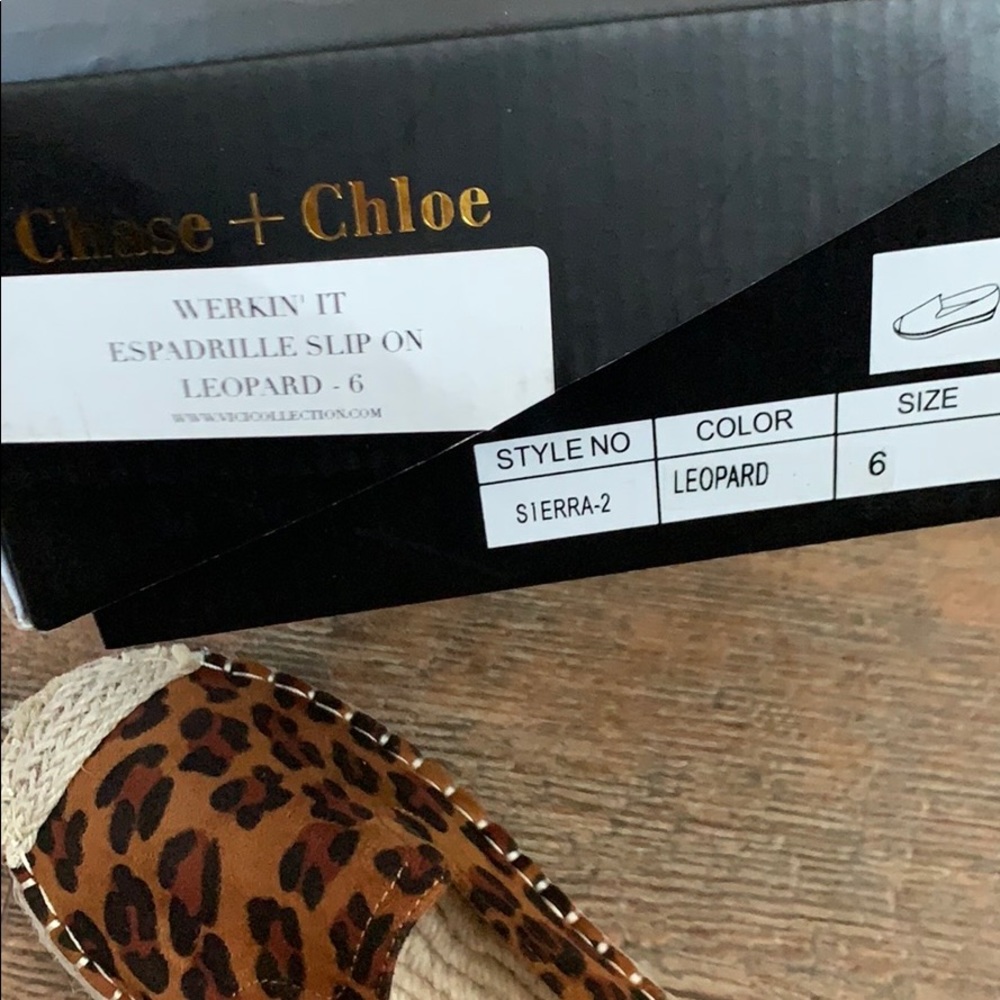 leopard espadrilles shoe - Picture 4 of 4